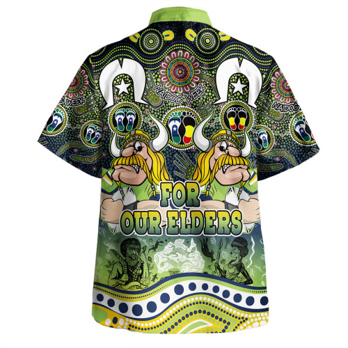Canberra Raiders Naidoc Week Hawaiian Shirt - NAIDOC Week 2023 Indigenous For Our Elders Canberra Raiders Naidoc Week Hawaiian Shirt - NAIDOC Week 2023 Indigenous For Our Elders
