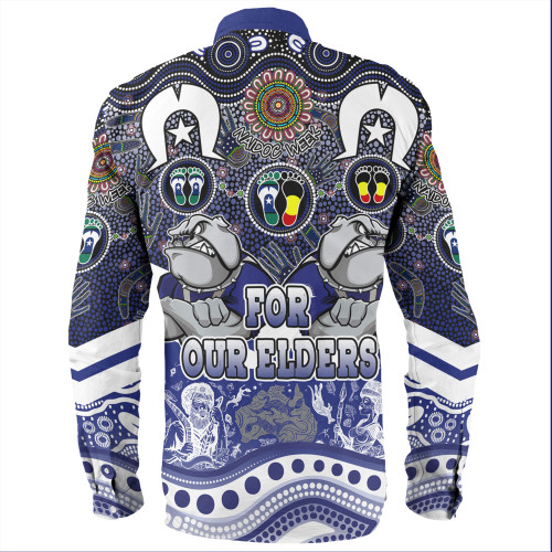 Canterbury-Bankstown Bulldogs Naidoc Week Long Sleeve Shirt - NAIDOC Week 2023 Indigenous For Our Elders Canterbury-Bankstown Bulldogs Naidoc Week Long Sleeve Shirt - NAIDOC Week 2023 Indigenous For Our Elders