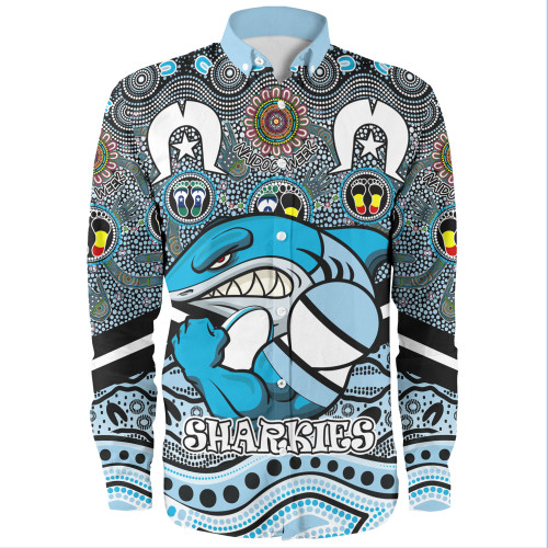 Cronulla-Sutherland Sharks Naidoc Week Long Sleeve Shirt - NAIDOC Week 2023 Indigenous For Our Elders