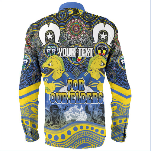 Parramatta Eels Naidoc Week Long Sleeve Shirt - NAIDOC Week 2023 Indigenous For Our Elders Parramatta Eels Naidoc Week Long Sleeve Shirt - NAIDOC Week 2023 Indigenous For Our Elders