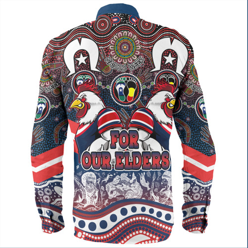 Sydney Roosters Naidoc WeekLong Sleeve Shirt - NAIDOC Week 2023 Indigenous For Our Elders Sydney Roosters Naidoc WeekLong Sleeve Shirt - NAIDOC Week 2023 Indigenous For Our Elders