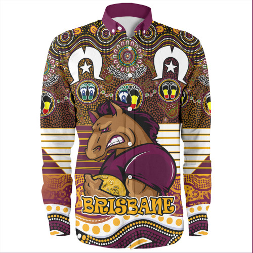 Brisbane Broncos Naidoc Week Long Sleeve Shirt - NAIDOC Week 2023 Indigenous For Our Elders