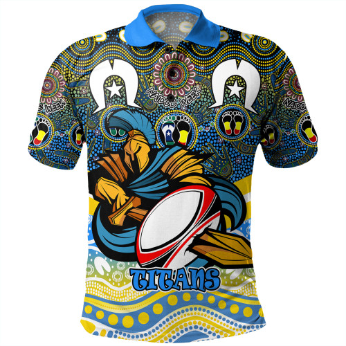 Gold Coast Titans Naidoc Week Polo Shirt - NAIDOC Week 2023 Indigenous For Our Elders