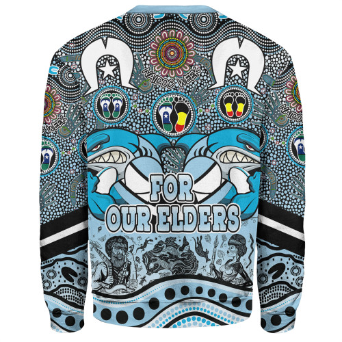 Cronulla-Sutherland Sharks Naidoc Week Sweatshirt - NAIDOC Week 2023 Indigenous For Our Elders Cronulla-Sutherland Sharks Naidoc Week Sweatshirt - NAIDOC Week 2023 Indigenous For Our Elders