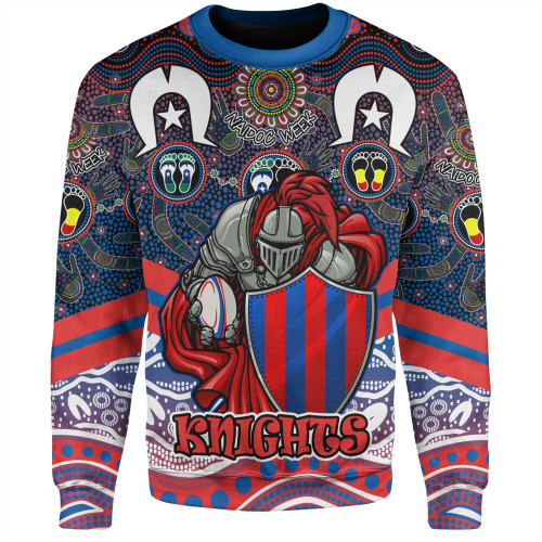 Newcastle Knights Naidoc Week Sweatshirt - NAIDOC Week 2023 Indigenous For Our Elders