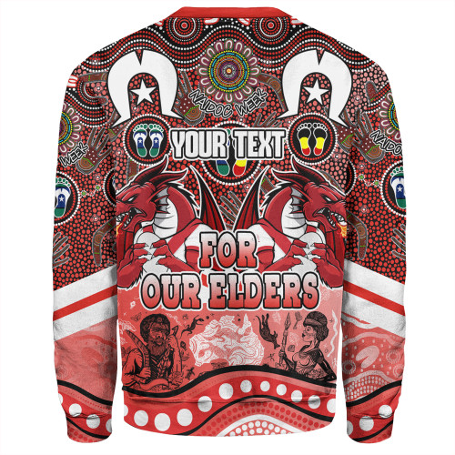 St. George Illawarra Dragons Naidoc Week Sweatshirt - NAIDOC Week 2023 Indigenous For Our Elders St. George Illawarra Dragons Naidoc Week Sweatshirt - NAIDOC Week 2023 Indigenous For Our Elders