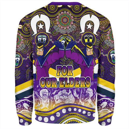 Melbourne Storm Naidoc Week Sweatshirt - NAIDOC Week 2023 Indigenous For Our Elders Melbourne Storm Naidoc Week Sweatshirt - NAIDOC Week 2023 Indigenous For Our Elders