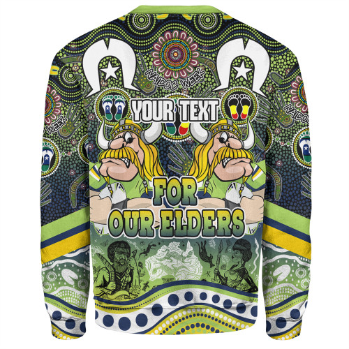 Canberra Raiders Naidoc Week Sweatshirt - NAIDOC Week 2023 Indigenous For Our Elders Canberra Raiders Naidoc Week Sweatshirt - NAIDOC Week 2023 Indigenous For Our Elders