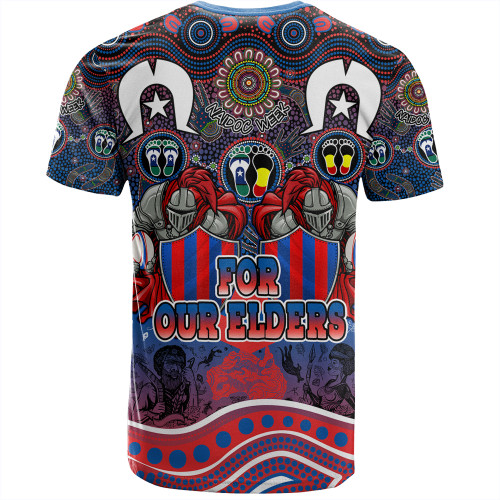 Newcastle Knights Naidoc Week T-Shirt - NAIDOC Week 2023 Indigenous For Our Elders Newcastle Knights Naidoc Week T-Shirt - NAIDOC Week 2023 Indigenous For Our Elders