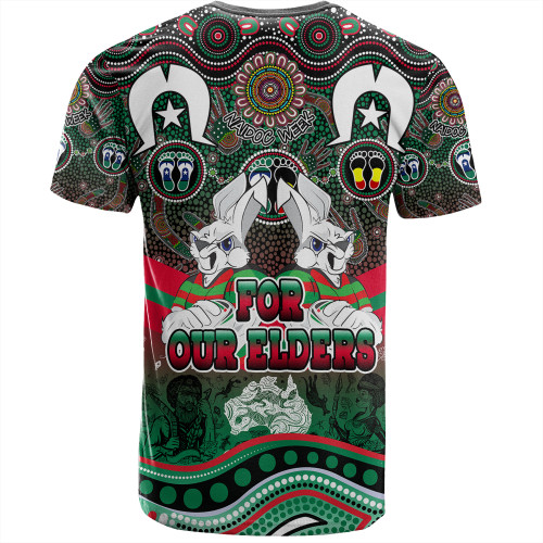 South Sydney Rabbitohs T-Shirt - NAIDOC Week 2023 Indigenous For Our Elders South Sydney Rabbitohs T-Shirt - NAIDOC Week 2023 Indigenous For Our Elders