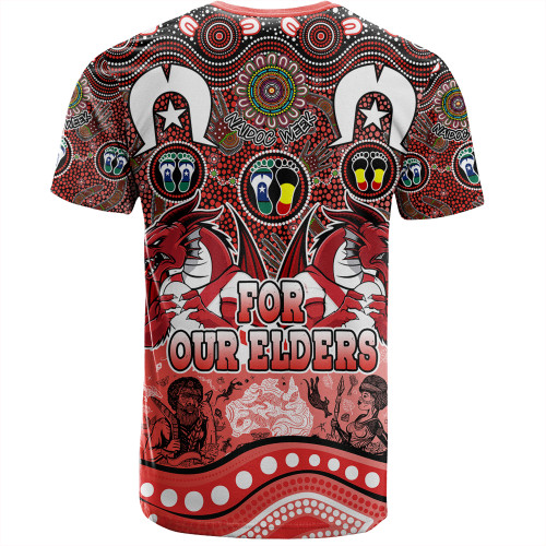 St. George Illawarra Dragons Naidoc Week T-Shirt - NAIDOC Week 2023 Indigenous For Our Elders St. George Illawarra Dragons Naidoc Week T-Shirt - NAIDOC Week 2023 Indigenous For Our Elders