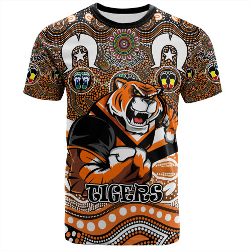 Wests Tigers Naidoc Week T-Shirt - NAIDOC Week 2023 Indigenous For Our Elders