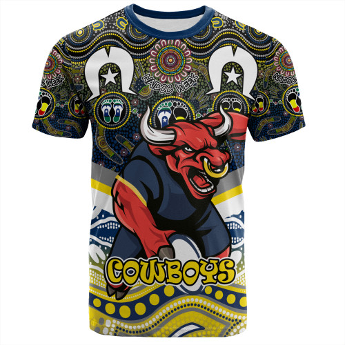 North Queensland Cowboys Naidoc T-Shirt - NAIDOC Week 2023 Indigenous For Our Elders