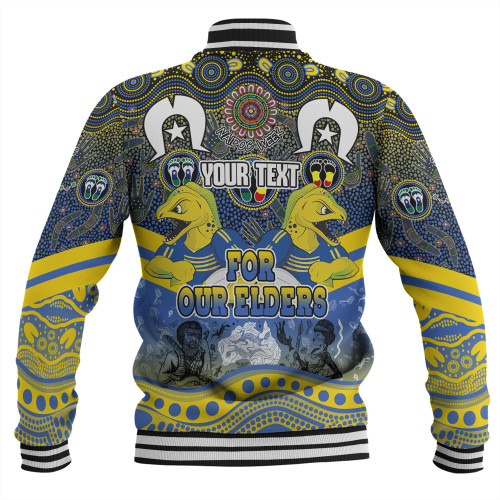 Parramatta Eels Naidoc Week Baseball Jacket - NAIDOC Week 2023 Indigenous For Our Elders Parramatta Eels Naidoc Week Baseball Jacket - NAIDOC Week 2023 Indigenous For Our Elders