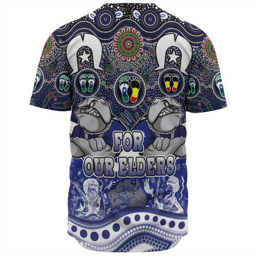 Canterbury-Bankstown Bulldogs Naidoc Week Baseball Shirt - NAIDOC Week 2023 Indigenous For Our Elders Canterbury-Bankstown Bulldogs Naidoc Week Baseball Shirt - NAIDOC Week 2023 Indigenous For Our Elders