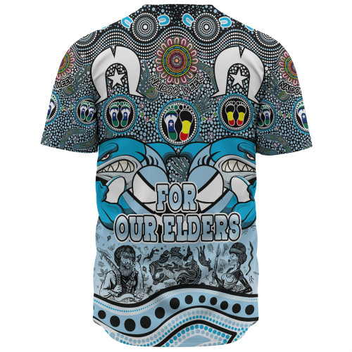 Cronulla-Sutherland Sharks Naidoc Week Baseball Shirt - NAIDOC Week 2023 Indigenous For Our Elders Cronulla-Sutherland Sharks Naidoc Week Baseball Shirt - NAIDOC Week 2023 Indigenous For Our Elders