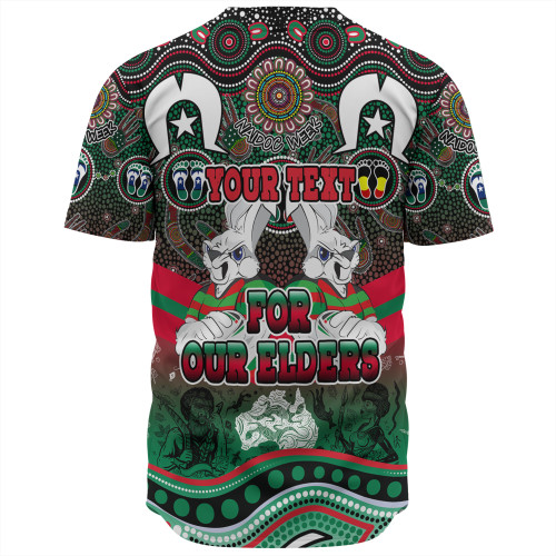 South Sydney Rabbitohs Baseball Shirt - NAIDOC Week 2023 Indigenous For Our Elders South Sydney Rabbitohs Baseball Shirt - NAIDOC Week 2023 Indigenous For Our Elders
