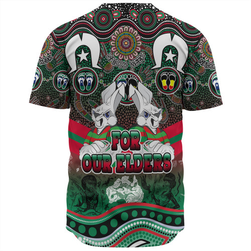 South Sydney Rabbitohs Baseball Shirt - NAIDOC Week 2023 Indigenous For Our Elders South Sydney Rabbitohs Baseball Shirt - NAIDOC Week 2023 Indigenous For Our Elders