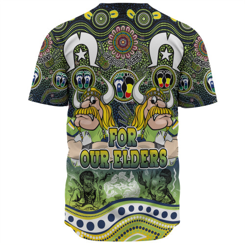 Canberra Raiders Naidoc Week Baseball Shirt - NAIDOC Week 2023 Indigenous For Our Elders Canberra Raiders Naidoc Week Baseball Shirt - NAIDOC Week 2023 Indigenous For Our Elders