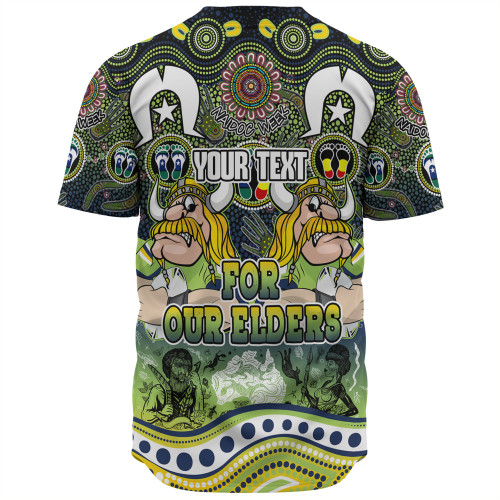 Canberra Raiders Naidoc Week Baseball Shirt - NAIDOC Week 2023 Indigenous For Our Elders Canberra Raiders Naidoc Week Baseball Shirt - NAIDOC Week 2023 Indigenous For Our Elders
