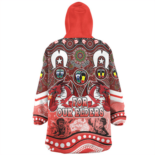 St. George Illawarra Dragons Naidoc Week Snug Hoodie - NAIDOC Week 2023 Indigenous For Our Elders St. George Illawarra Dragons Naidoc Week Snug Hoodie - NAIDOC Week 2023 Indigenous For Our Elders