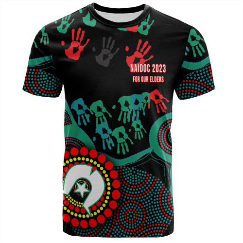 Australia Naidoc Week T-Shirt - Aboriginal And Hand Art For Our Elder NAIDOC Week 2023