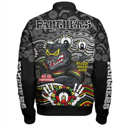 Penrith Panthers Naidoc Week Bomber Jacket - Aboriginal Inspired For Our Elders NAIDOC Week 2023 Penrith Panthers Naidoc Week Bomber Jacket - Aboriginal Inspired For Our Elders NAIDOC Week 2023