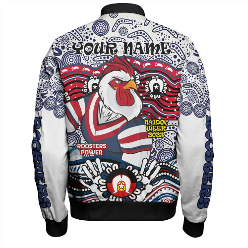 Sydney Roosters Naidoc WeekBomber Jacket - Aboriginal Inspired For Our Elders NAIDOC Week 2023 Sydney Roosters Naidoc WeekBomber Jacket - Aboriginal Inspired For Our Elders NAIDOC Week 2023