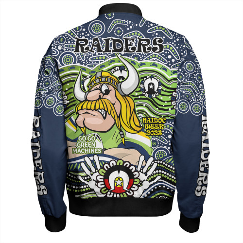 Canberra Raiders Naidoc Week Bomber Jacket - Aboriginal Inspired For Our Elders NAIDOC Week 2023 Canberra Raiders Naidoc Week Bomber Jacket - Aboriginal Inspired For Our Elders NAIDOC Week 2023