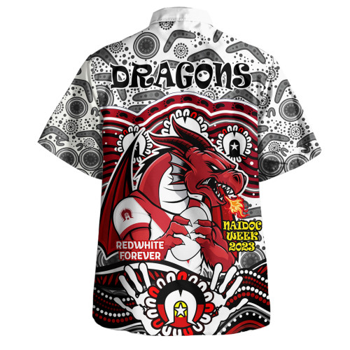 St. George Illawarra Dragons Naidoc Week Hawaiian Shirt - Aboriginal Inspired For Our Elders NAIDOC Week 2023 St. George Illawarra Dragons Naidoc Week Hawaiian Shirt - Aboriginal Inspired For Our Elders NAIDOC Week 2023