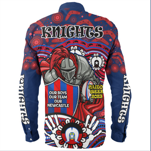 Newcastle Knights Naidoc Week Long Sleeve Shirt - Aboriginal Inspired For Our Elders NAIDOC Week 2023 Newcastle Knights Naidoc Week Long Sleeve Shirt - Aboriginal Inspired For Our Elders NAIDOC Week 2023