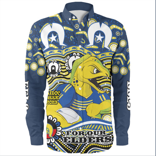 Parramatta Eels Naidoc Week Long Sleeve Shirt - Aboriginal Inspired For Our Elders NAIDOC Week 2023