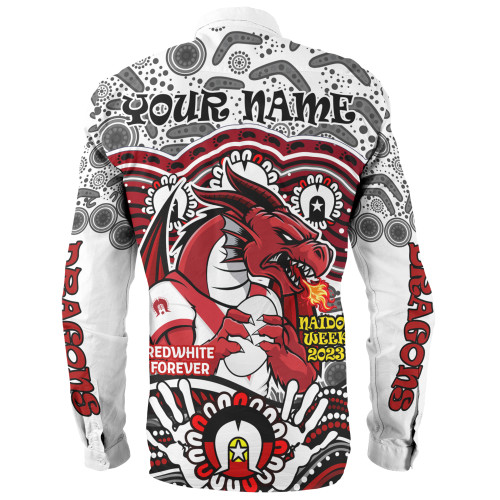 St. George Illawarra Dragons Naidoc Week Long Sleeve Shirt - Aboriginal Inspired For Our Elders NAIDOC Week 2023 St. George Illawarra Dragons Naidoc Week Long Sleeve Shirt - Aboriginal Inspired For Our Elders NAIDOC Week 2023