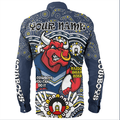 North Queensland Cowboys Naidoc Long Sleeve Shirt - Aboriginal Inspired For Our Elders NAIDOC Week 2023 North Queensland Cowboys Naidoc Long Sleeve Shirt - Aboriginal Inspired For Our Elders NAIDOC Week 2023