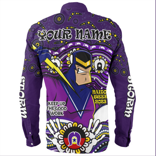 Melbourne Storm Naidoc Week Long Sleeve Shirt - Aboriginal Inspired For Our Elders NAIDOC Week 2023 Melbourne Storm Naidoc Week Long Sleeve Shirt - Aboriginal Inspired For Our Elders NAIDOC Week 2023