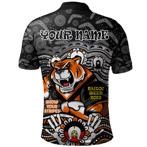 Wests Tigers Naidoc Week Polo Shirt - Aboriginal Inspired For Our Elders NAIDOC Week 2023 Wests Tigers Naidoc Week Polo Shirt - Aboriginal Inspired For Our Elders NAIDOC Week 2023