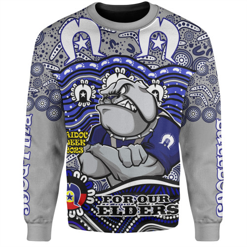 Canterbury-Bankstown Bulldogs Naidoc Week Sweatshirt - Aboriginal Inspired For Our Elders NAIDOC Week 2023