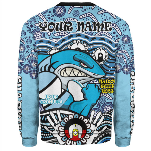 Cronulla-Sutherland Sharks Naidoc Week Sweatshirt - Aboriginal Inspired For Our Elders NAIDOC Week 2023 Cronulla-Sutherland Sharks Naidoc Week Sweatshirt - Aboriginal Inspired For Our Elders NAIDOC Week 2023