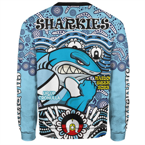 Cronulla-Sutherland Sharks Naidoc Week Sweatshirt - Aboriginal Inspired For Our Elders NAIDOC Week 2023 Cronulla-Sutherland Sharks Naidoc Week Sweatshirt - Aboriginal Inspired For Our Elders NAIDOC Week 2023