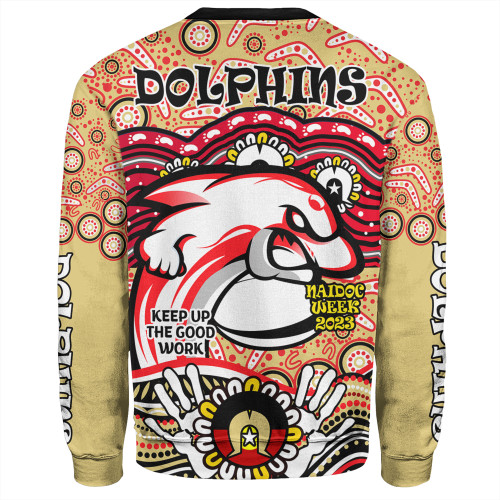 Redcliffe Dolphins Naidoc Week Sweatshirt - Aboriginal Inspired For Our Elders NAIDOC Week 2023 Redcliffe Dolphins Naidoc Week Sweatshirt - Aboriginal Inspired For Our Elders NAIDOC Week 2023