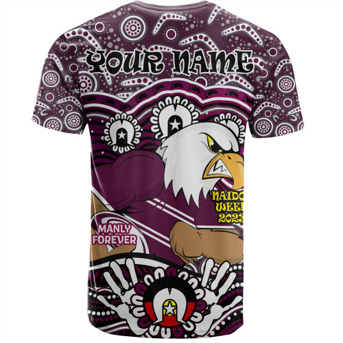 Manly Warringah Sea Eagles T-Shirt - Aboriginal Inspired For Our Elders NAIDOC Week 2023 Manly Warringah Sea Eagles T-Shirt - Aboriginal Inspired For Our Elders NAIDOC Week 2023