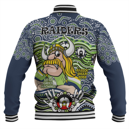 Canberra Raiders Naidoc Week Baseball Jacket - Aboriginal Inspired For Our Elders NAIDOC Week 2023 Canberra Raiders Naidoc Week Baseball Jacket - Aboriginal Inspired For Our Elders NAIDOC Week 2023