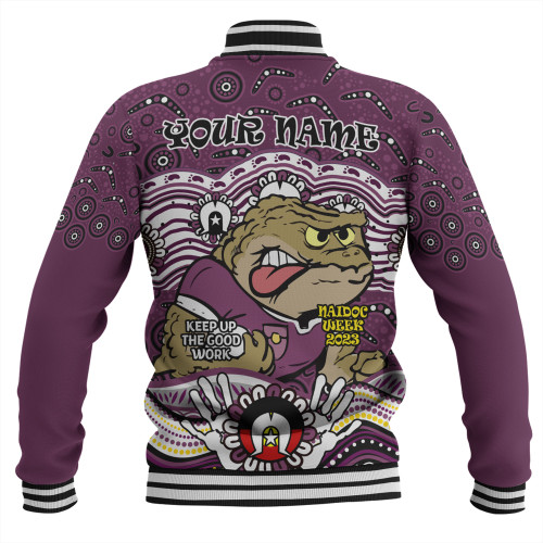 Cane Toads Naidoc Week Baseball Jacket - Aboriginal Inspired For Our Elders NAIDOC Week 2023 Cane Toads Naidoc Week Baseball Jacket - Aboriginal Inspired For Our Elders NAIDOC Week 2023