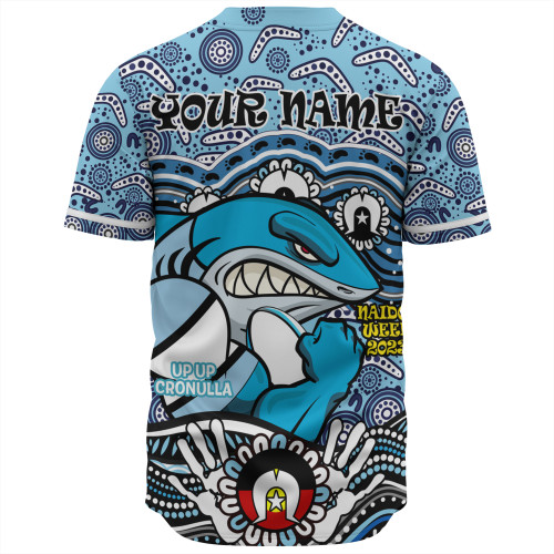 Cronulla-Sutherland Sharks Naidoc Week Baseball Shirt - Aboriginal Inspired For Our Elders NAIDOC Week 2023 Cronulla-Sutherland Sharks Naidoc Week Baseball Shirt - Aboriginal Inspired For Our Elders NAIDOC Week 2023