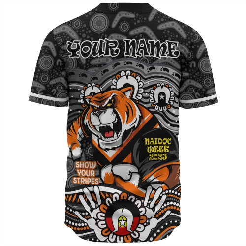 Wests Tigers Naidoc Week Baseball Shirt - Aboriginal Inspired For Our Elders NAIDOC Week 2023 Wests Tigers Naidoc Week Baseball Shirt - Aboriginal Inspired For Our Elders NAIDOC Week 2023