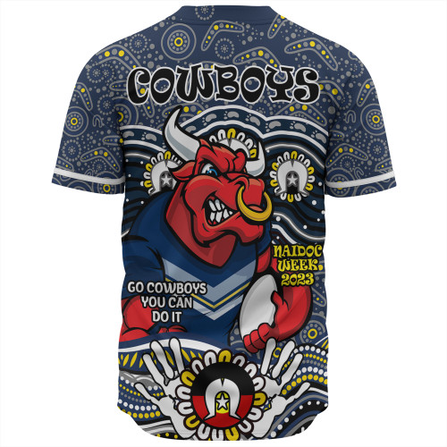 North Queensland Cowboys Naidoc Baseball Shirt - Aboriginal Inspired For Our Elders NAIDOC Week 2023 North Queensland Cowboys Naidoc Baseball Shirt - Aboriginal Inspired For Our Elders NAIDOC Week 2023