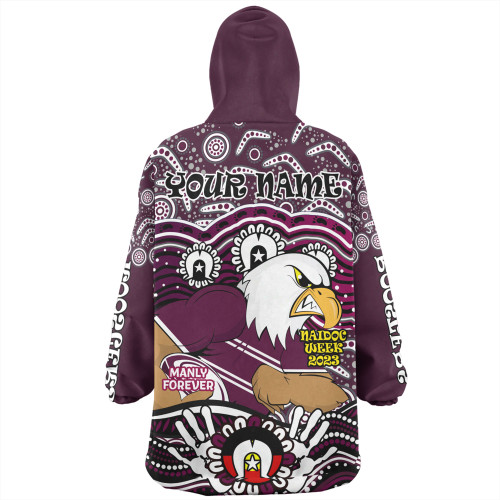 Manly Warringah Sea Eagles Snug Hoodie - Aboriginal Inspired For Our Elders NAIDOC Week 2023 Manly Warringah Sea Eagles Snug Hoodie - Aboriginal Inspired For Our Elders NAIDOC Week 2023