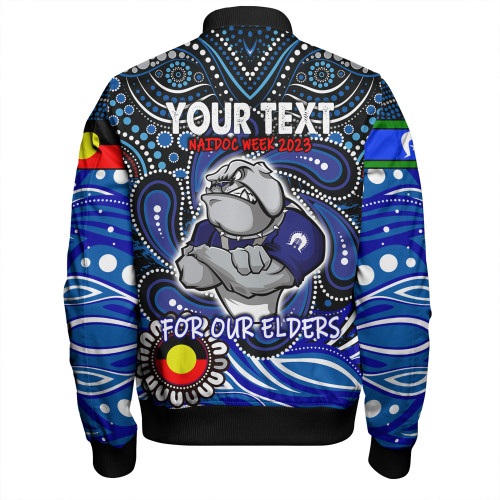 Canterbury-Bankstown Bulldogs Naidoc Week Bomber Jacket - Aboriginal For Our Elder NAIDOC Week 2023 Canterbury-Bankstown Bulldogs Naidoc Week Bomber Jacket - Aboriginal For Our Elder NAIDOC Week 2023