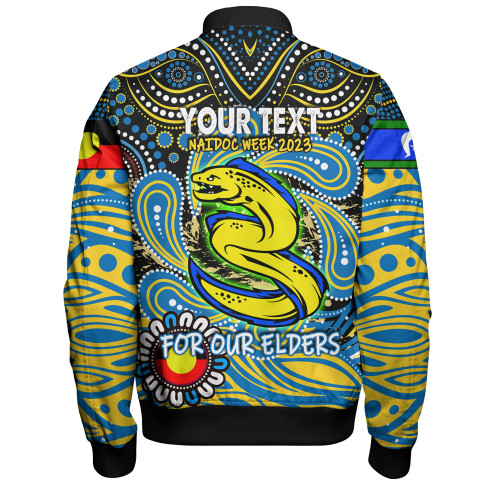 Parramatta Eels Naidoc Week Bomber Jacket - Aboriginal For Our Elder NAIDOC Week 2023