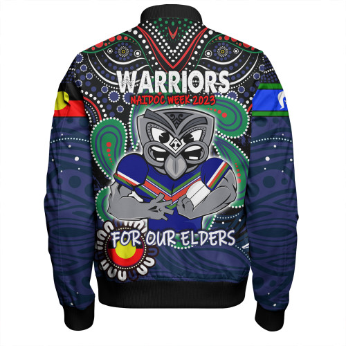 New Zealand Warriors Naidoc Week Bomber Jacket - Aboriginal For Our Elder NAIDOC Week 2023 New Zealand Warriors Naidoc Week Bomber Jacket - Aboriginal For Our Elder NAIDOC Week 2023